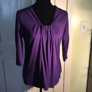 Anne Klein purple blouse